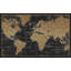 «Mappemonde Borderless Black Gold» par Pela Studio - impression-64742521-64742522