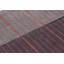 Rug & Kilim’S Contemporary India Dhurrie Rug In Gray And Red Geometric Stripes
