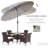 279cm Tilt Beach Parasol