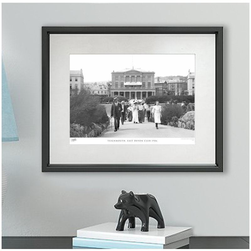 Teignmouth, East Devon Club 1906 by Francis Frith - Single Picture Frame Print, 60cm H x 80cm W x 2.3cm D
