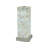 Modern White Chrome-Finished Base Mosaic Pattern 1Pc Table Lamp Soft Diffused Light White Shade