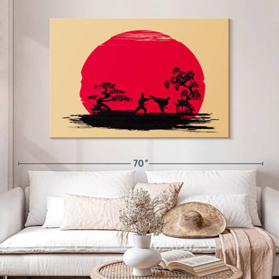 Coucher de soleil karaté
