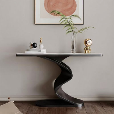 47.2'' Stone Top Console Table