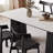 Simple Rectangular Rock Slab Dining Table Sets-107785697