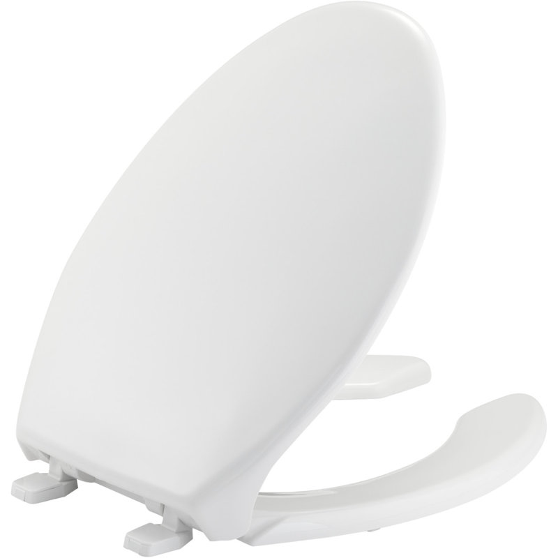 Siège de toilette allongé en plastique