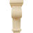 4 1/2"W x 5 5/8"D x 12"H Scroll Corbel, Maple-58550726-58550733