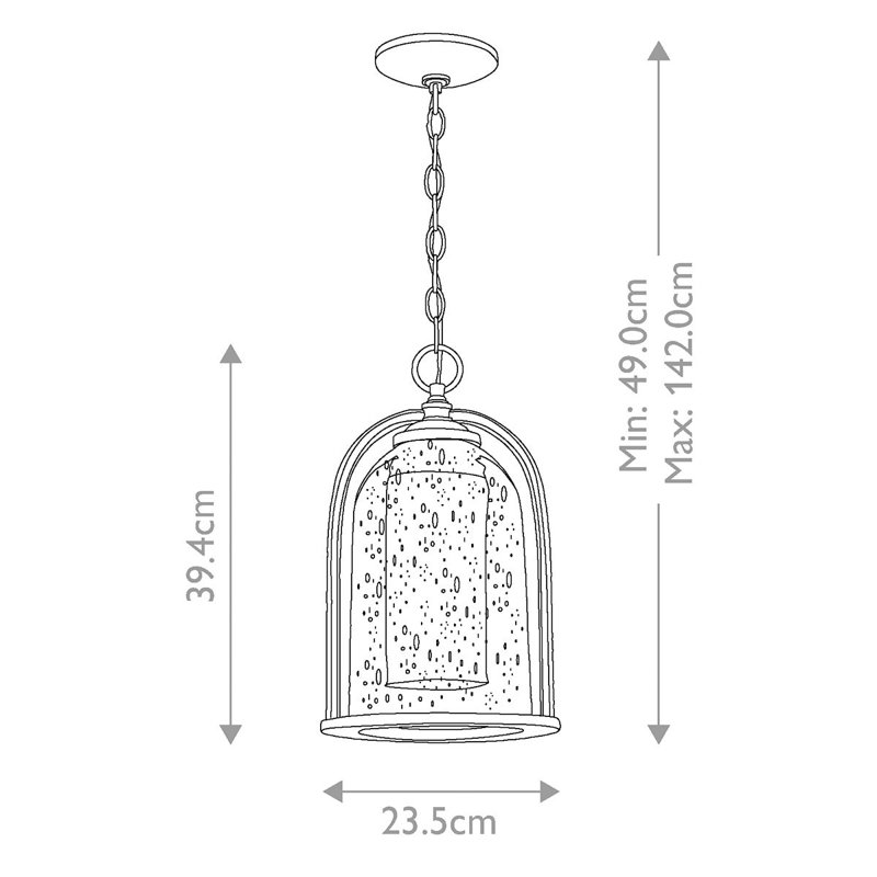 Totnes Outdoor Hanging Lantern