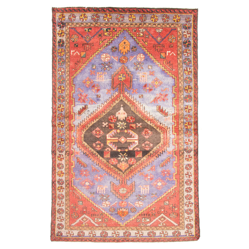 Tapis bleu Andelz 4 pi 1 po x 6 pi 8 po