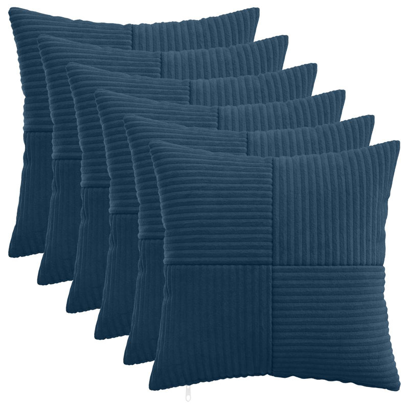 Blue Square Cushion Cover, Square 55cm, Green