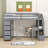 Graesen Kids Twin Loft Bed with Drawers-239165159