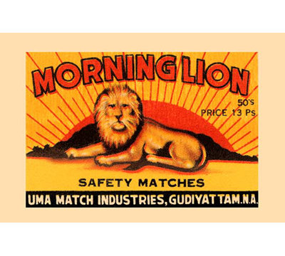 « matinée lion », impression