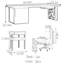 Bureau de bureau large et robuste-647844423