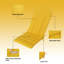 Coussin pour chaise de patio 20 po x 50 po, coussin pour chaise Adirondack avec attaches-1831114128-1831114130