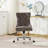 Modern Chenille Upholstered Tufted Button Home Office Chair, Adjustable Desk Chair Swivel Office Chair-119235538
