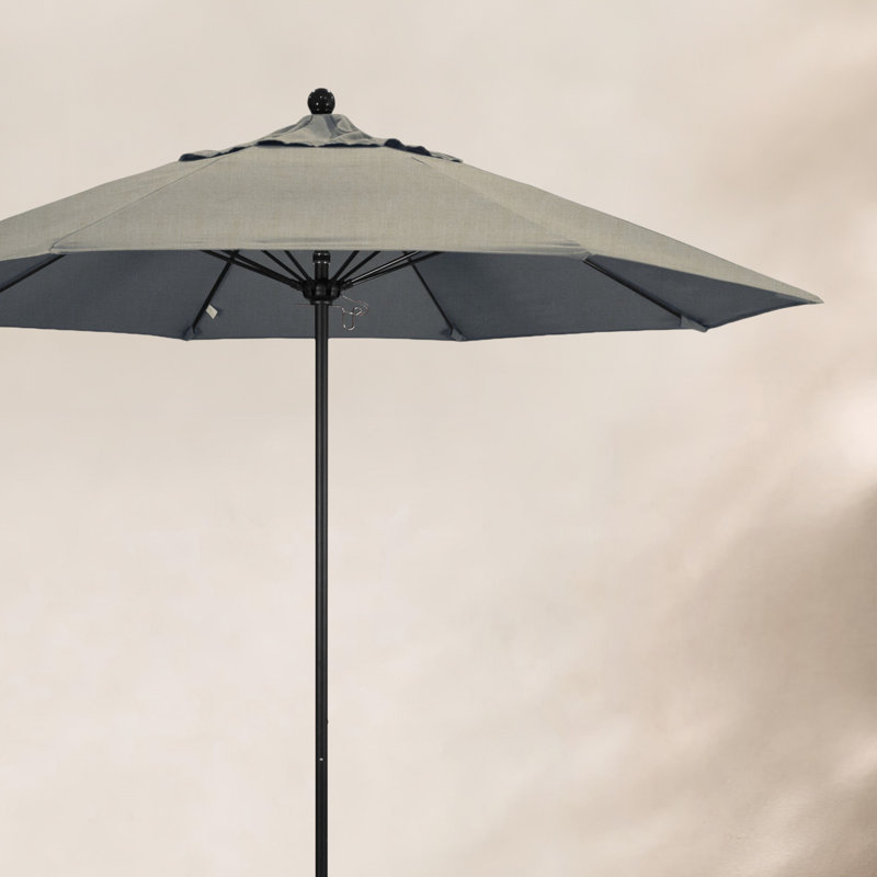 Parasol de marché 9 pi Maria, Sunbrella® à tissage uni palette colombe