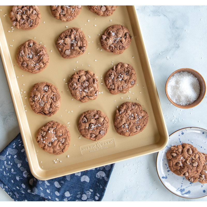 Gold Non-Stick Aluminum Half Sheet Pan