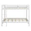 Grand lit superposé, lits superposés en bois massif avec échelle convertible, assemblage facile, peu encombrant-2089934452