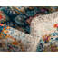 Tapis abstrait ivoire / orange Galyean-31820810