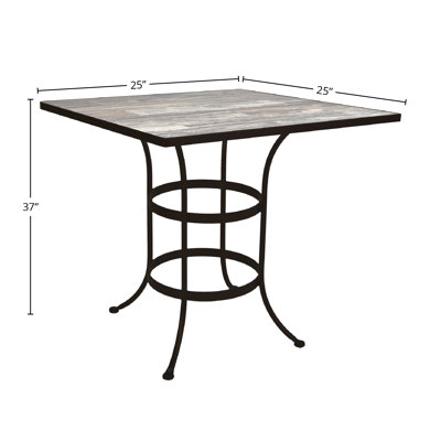 Tables Outdoor Square Bar Table