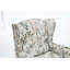 Chaise d'appoint moderne avec pieds en bois rétro