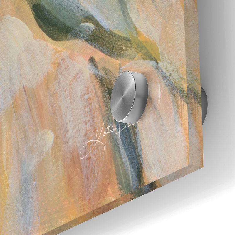 «White Delight» par Katrina Pete, art mural en verre acrylique, H 36 po x l 24 po x P 0,2 po