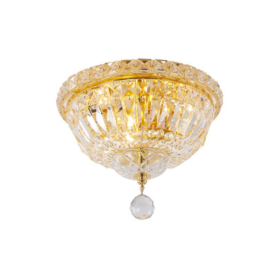 Jewett Crystal Flush Mount