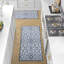 Feya Machine Woven Synthetic Damask Aera Rug in Blue/White-1218787330