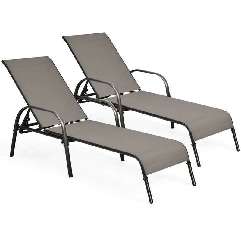 Chaise longue inclinable 62,5 po