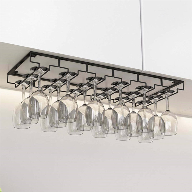 Anea Wine Glass Rack Black