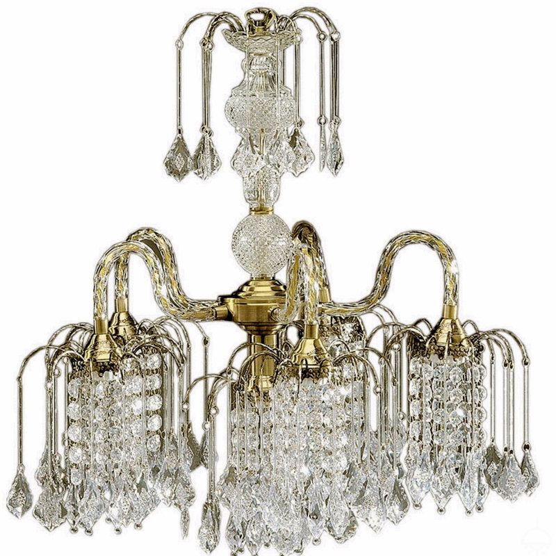 Grand lustre en métal 25 po