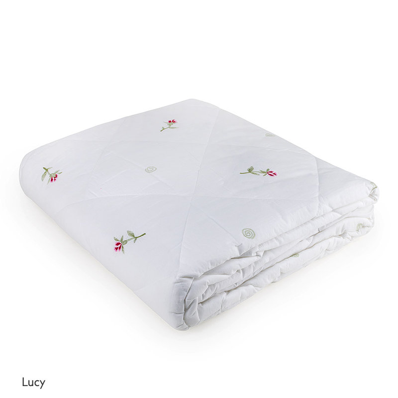 Tuers Cotton Blend, Polyester Floral Bedspread, 180 x 240 cm