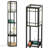 Selz 63'' Black Column Floor Lamp with USB and Outlet