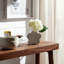 Sagebrook Home 7" Flower Power Object Vase, Ivory