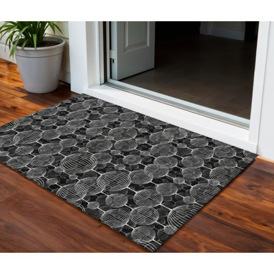 Tapis intérieur / extérieur ivoire lavable 3 pi x 5 pi