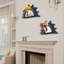 2 Piece Metal Wall Candelabra Set