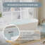 59'' x 31.5'' Freestanding Acrylic Bathtub