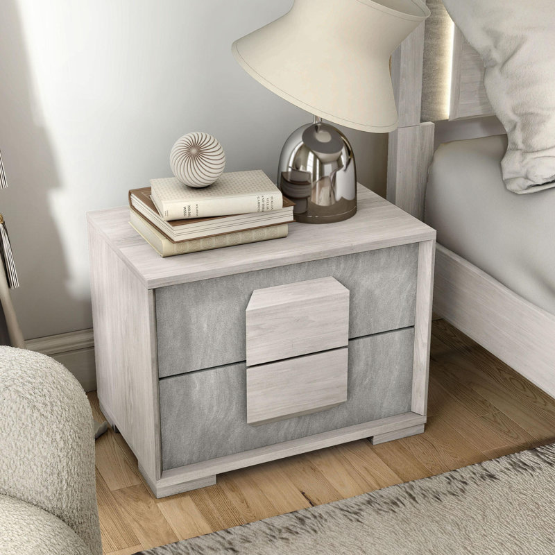 Juin 2-Drawer Nightstand
