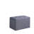 18.5" Tall Tufted Shoe Storage Bench, Dove Gray