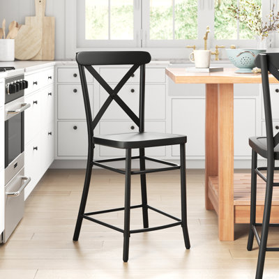 Estrella Counter Stool with Steel Frame
