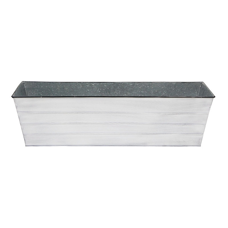 Drennon Handmade Window Box Planter, Cape Cod White