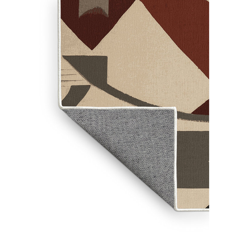 Chronicle Canvas Rug, Round 4'