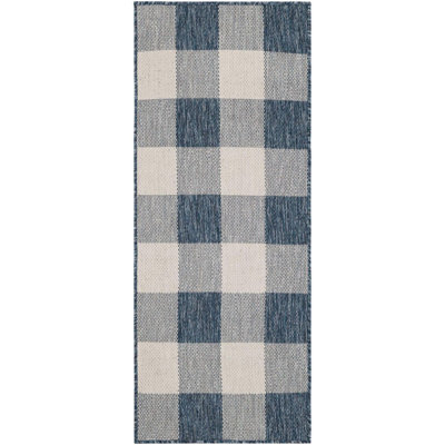 Tapis intérieur / extérieur bleu Borland
