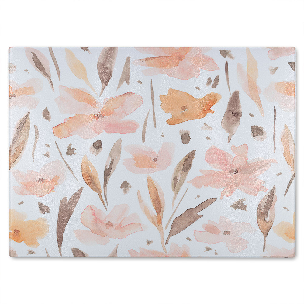 Watercolour Glass Chopping Board