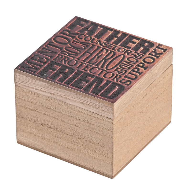 Keepsake Box Names Of Dad MDF 4X4