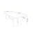 Rectangular Brown Solid Wood Dining Table-1680427769
