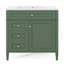 Meuble-lavabo simple 36,01 po avec plateau en bois manufacturé Dragen-1533120763