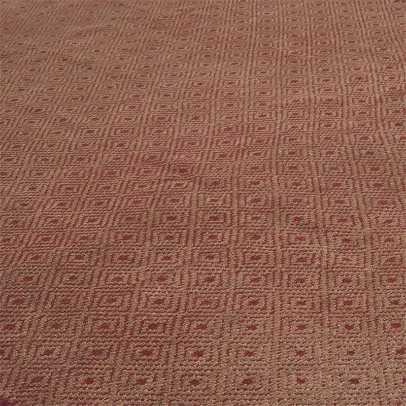 Tapis brun et vin de haute qualité noué à la main