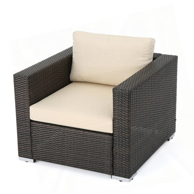 Chaise d'extérieur en osier