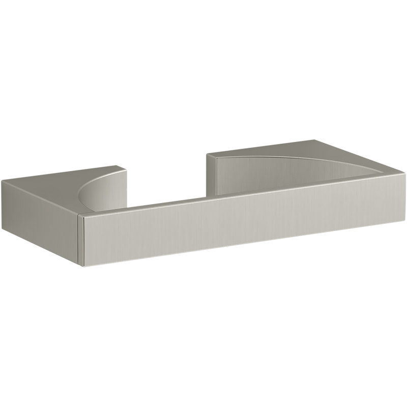 Minimal Toilet Tissue Holder, Vibrant Brushed Nickel