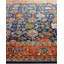 Tapis unique noué à la main Serapi - bleu, 9 pi 2 po x 11 pi 9 po